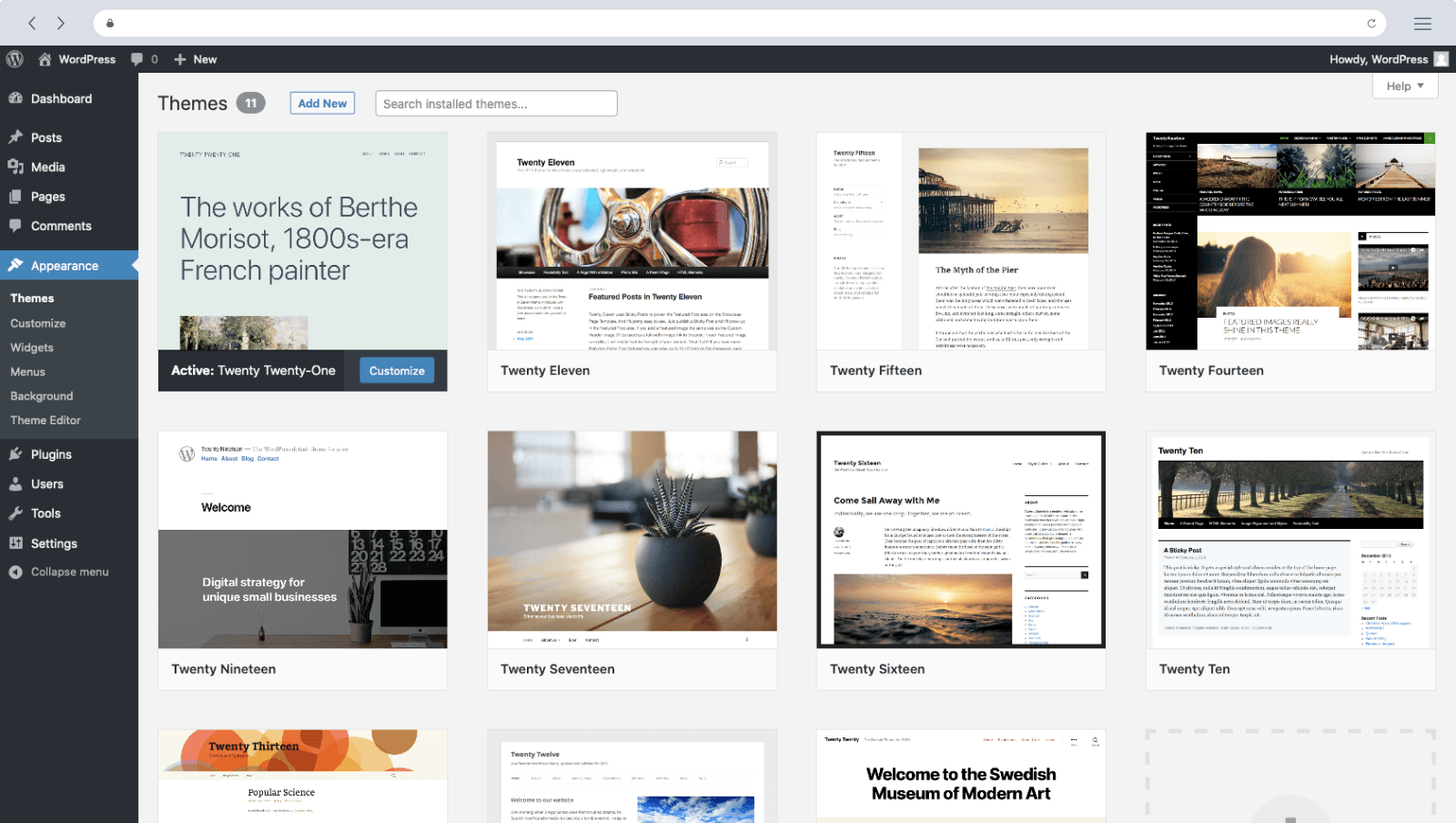 wordpress themes