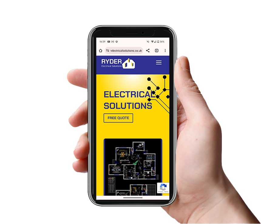 mobile version of Ryder Electrical Services Design