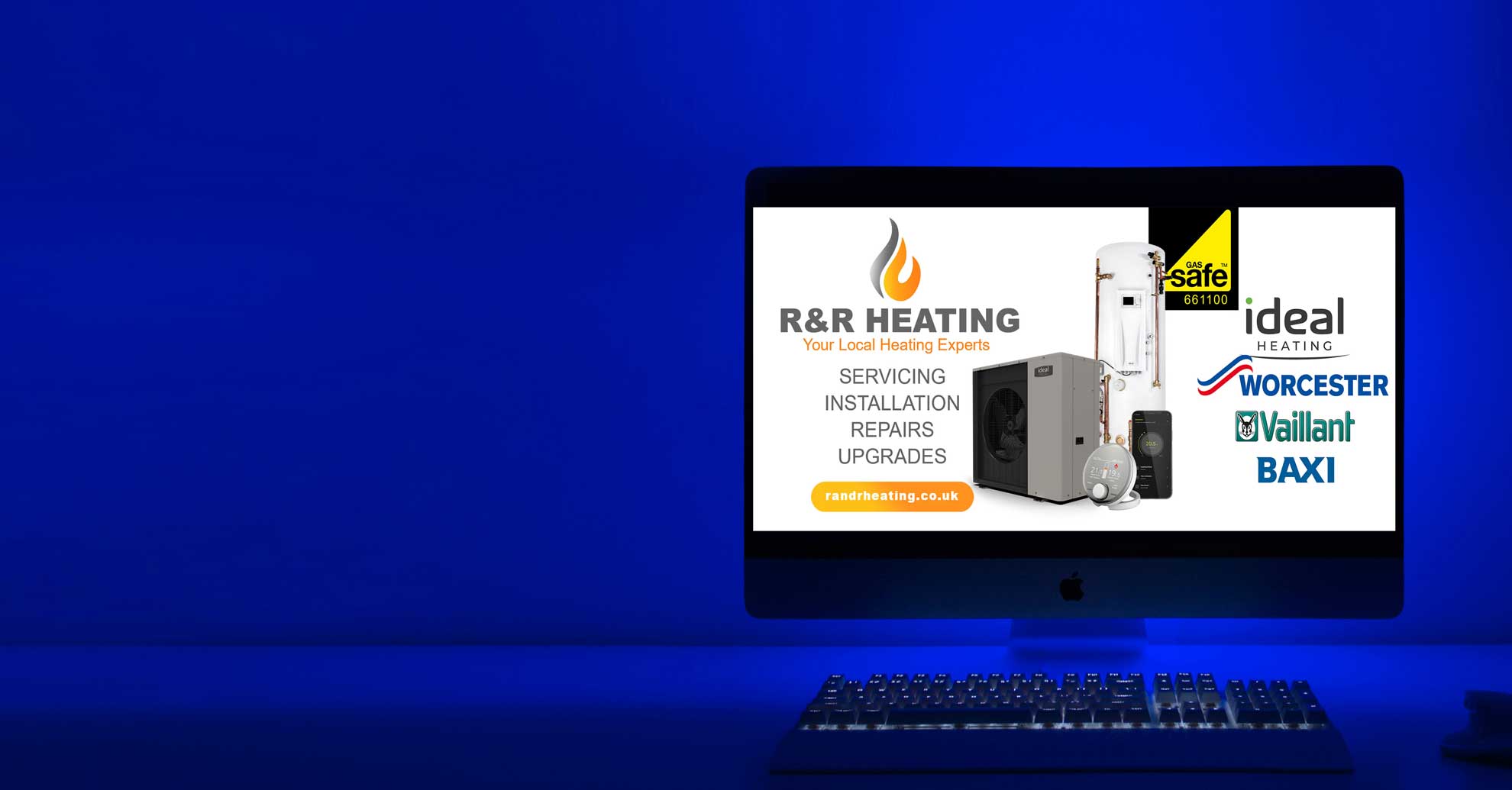 R&R Heating new website